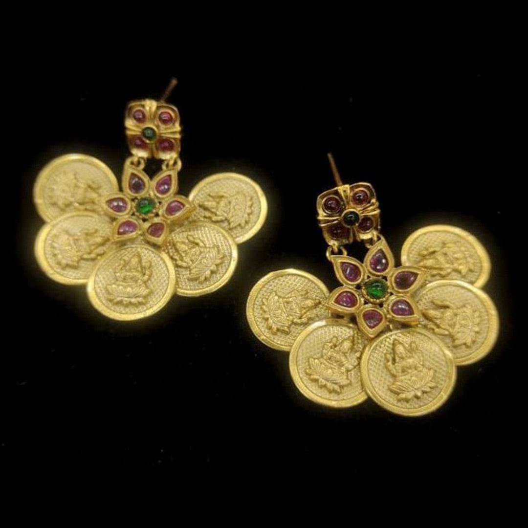 Classic-Lakshmi-Coin-Earrings