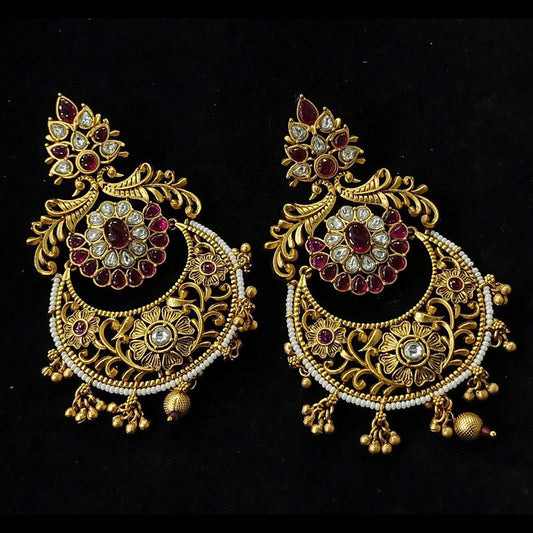 Dark-Pink-Boutique-Designer-Earrings