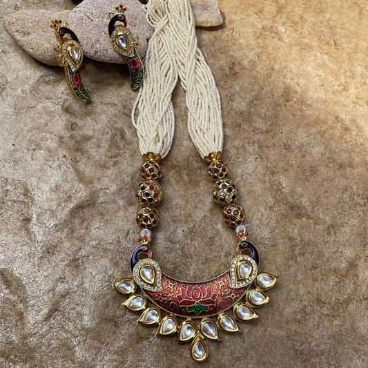 meenakari-kundan-peacock-pearl-necklace